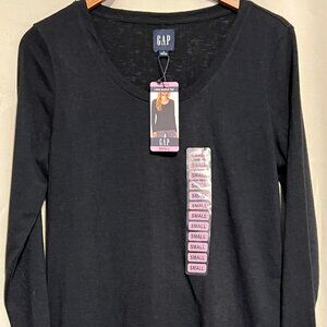 NWT GAP Soft Scoop Neck Long Sleeve T-Shirt Size S